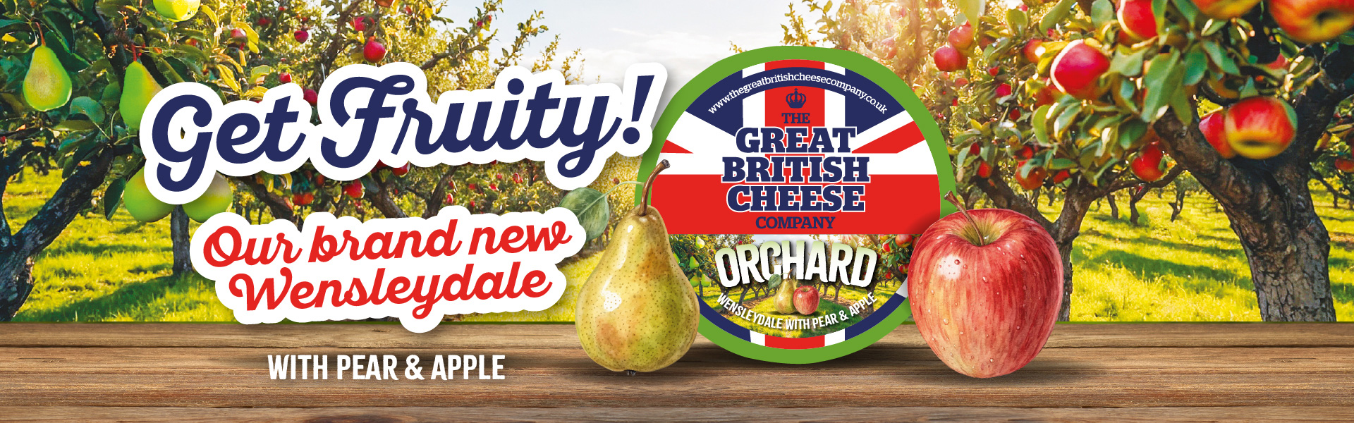 Get Fruity! Our brand new Wensleydale